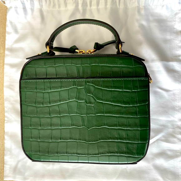 Michael Kors Small Croc embossed Jet Set Crossbody - Picture 2 of 3